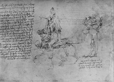 羨望の二つの寓話、c1480 1945 作： Leonardo da Vinci