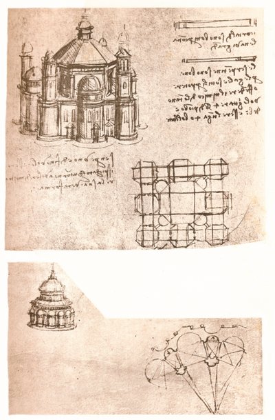 教会の2つの絵、c1472-c1519 1883 作： Leonardo da Vinci