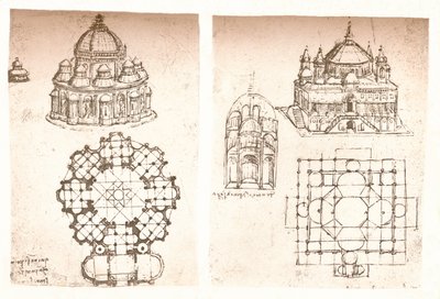教会の2つの絵、c1472-c1519 1883 作： Leonardo da Vinci