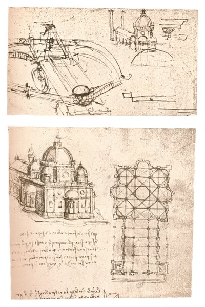 教会の2つの絵、c1472-c1519 1883 作： Leonardo da Vinci