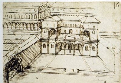 都市計画：建築計画（16） by レオナルド・ダ・ヴィンチ（レオナルド・ダ・ヴィンチ 作： Leonardo da Vinci