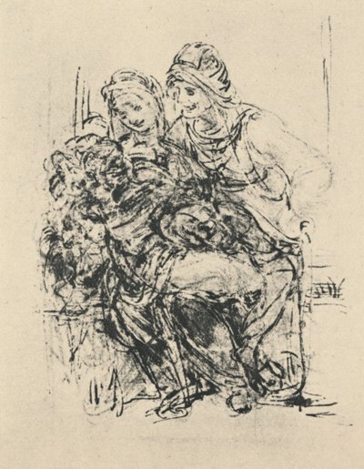 聖アンナの聖母子、c1480 1945 作： Leonardo da Vinci