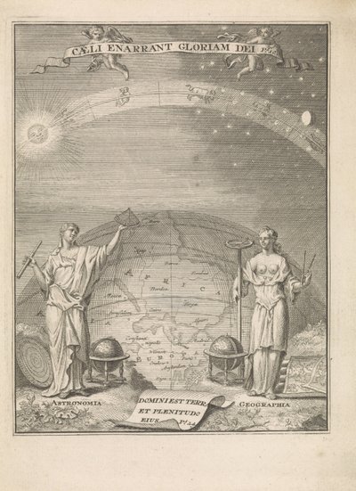 測定器を使った天文学と地理 Caeli anarrant gloriam dei Ps.10 (オブジェクトのタイトル) タイトルページ: 