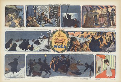 クリスマス！クリスマス！ル・リールのイラスト 作： Leonce Burret