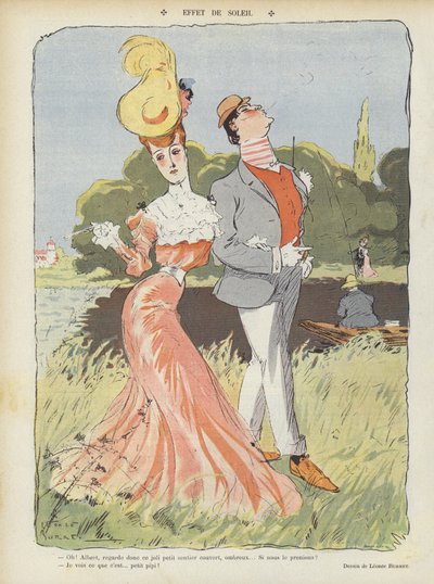ル・リールのイラスト 作： Leonce Burret