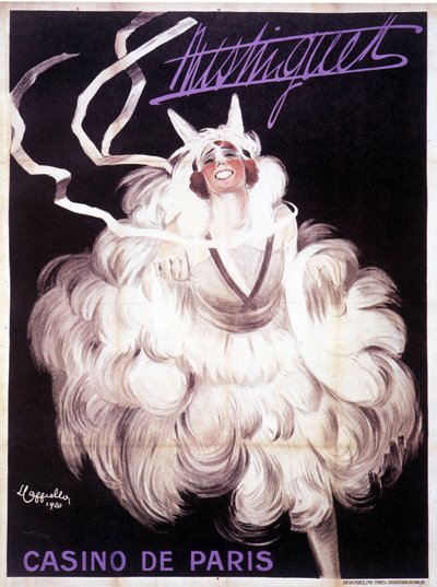 カジノ・ド・パリでの「Mistinguett（ミスティングレット）」のポスター 作： Leonetto Cappiello