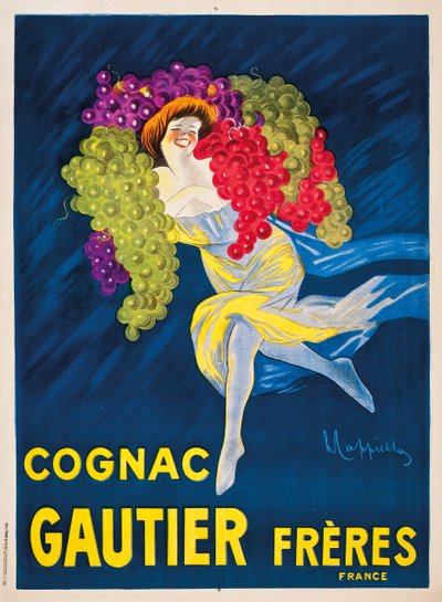 ゴーティエフレールコニャックの広告ポスター、1907年 作： Leonetto Cappiello