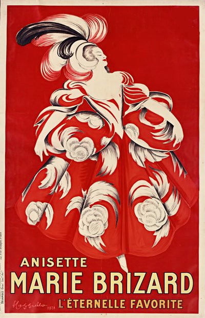 Anisette Marie Brizard , 1928. 作： Leonetto Cappiello