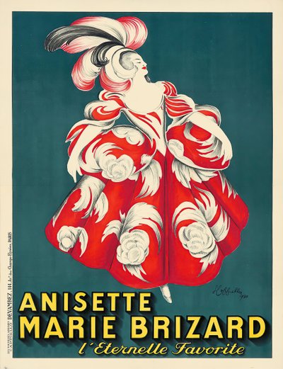 アニゼット・マリー・ブリザード、1928年。 作： Leonetto Cappiello