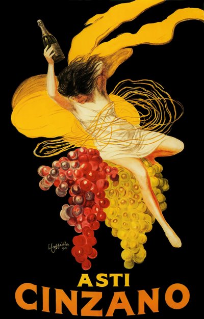 アスティ・チンザノ、1910年 作： Leonetto Cappiello