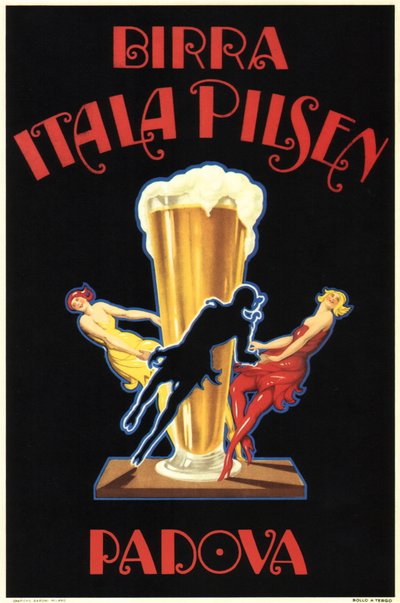 ビルラ・イッタラ・ピルゼン（ポスター 作： Leonetto Cappiello