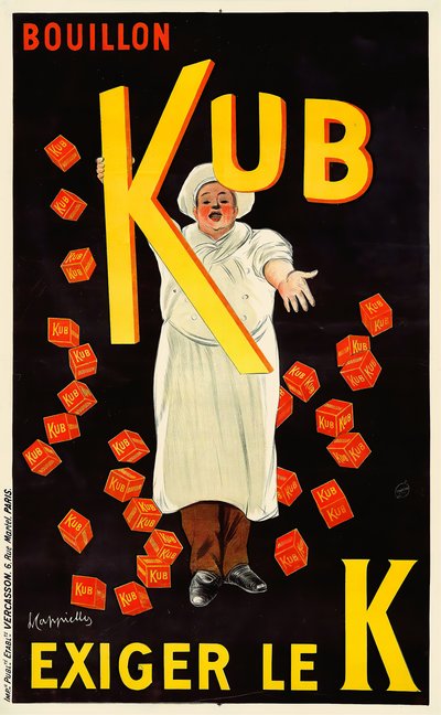ホットブイヨン、c。 1911年。 作： Leonetto Cappiello
