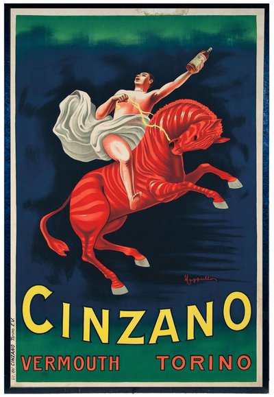 チンザノ・ベルモット トリノ 1910年 作： Leonetto Cappiello