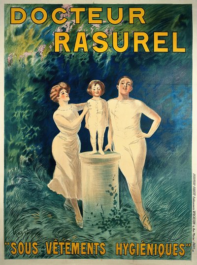 ドクター・ラスレル：衛生的な下着、1911年頃 作： Leonetto Cappiello
