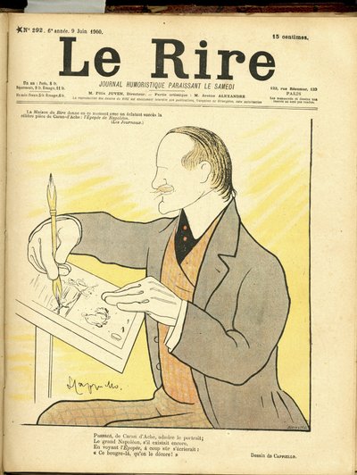 Le Rire」の表紙を飾るLeonetto Cappiello dit Cappiello（1875-1942）のイラスト 作： Leonetto Cappiello