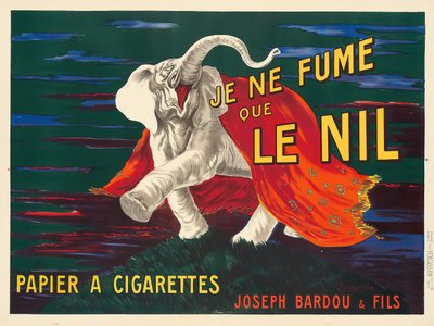私は1912年のナイルだけを吸っています。 作： Leonetto Cappiello