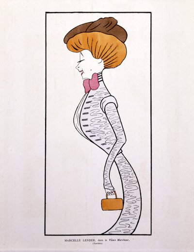 マルセル・レンダー（漫画『Le Vieux Marcheur』所収 作： Leonetto Cappiello