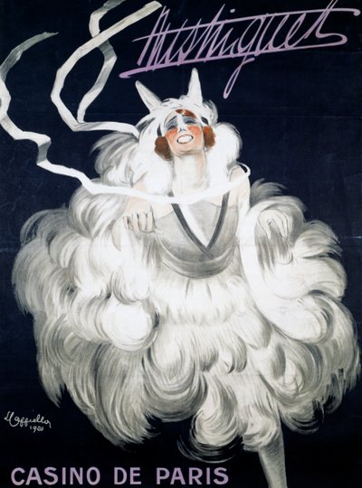 ミストングレット（1872-1956）＠カジノ・ド・パリ 作： Leonetto Cappiello
