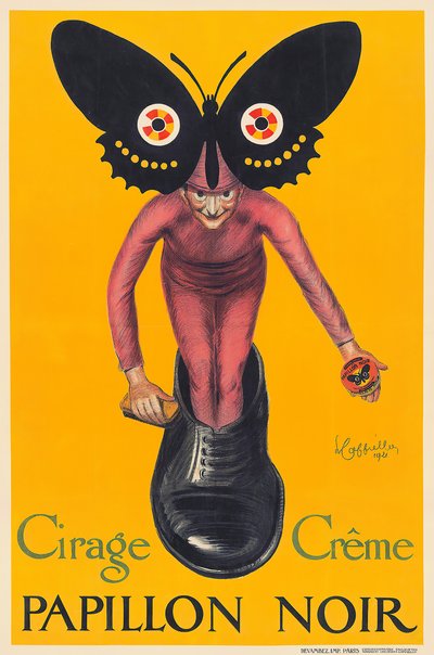 黒蝶、1921年。 作： Leonetto Cappiello