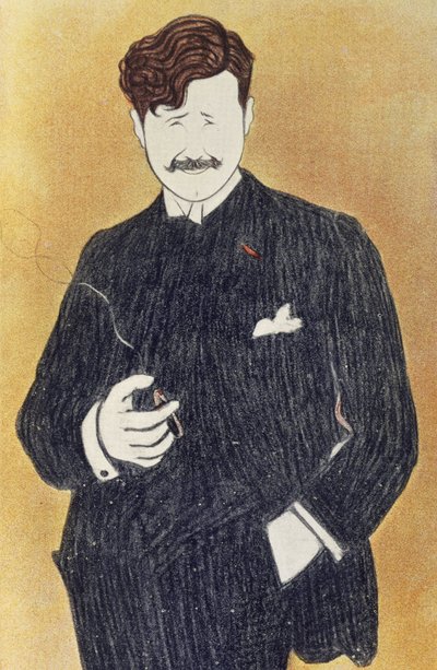 ジョルジュ・フェイドーの肖像（パリ 作： Leonetto Cappiello