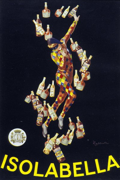 イソラベッラ」のポスター。イラストはLeonetto Cappiello。1910. 作： Leonetto Cappiello