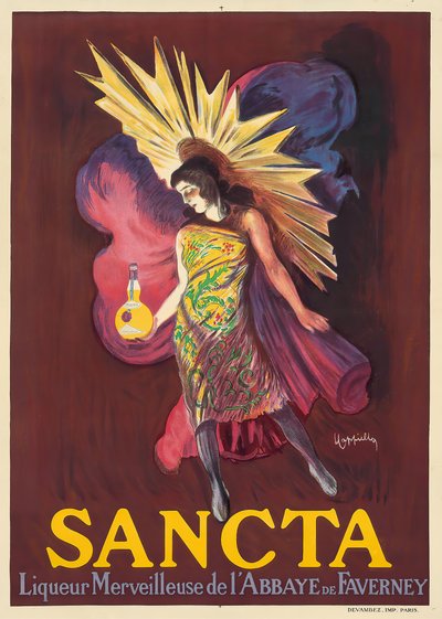 Sancta, 1925年。 作： Leonetto Cappiello
