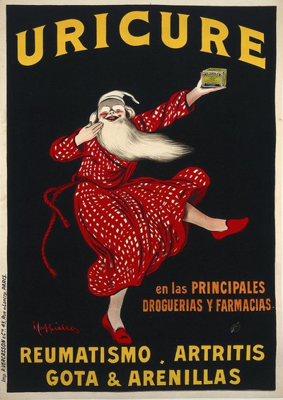 Uricure、1910年頃。 作： Leonetto Cappiello