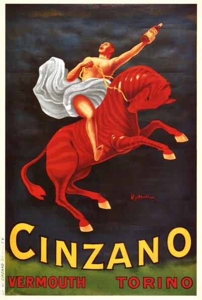 チンザノ・ベルモット（ポスター 作： Leonetto Cappiello