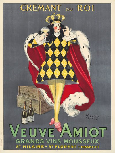 未亡人のアミオ・クレマン、1922年。 作： Leonetto Cappiello
