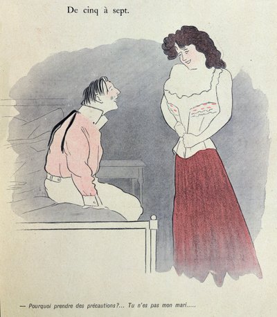 「なぜあなたは私の夫ではないので注意しなさい」、「l&39;Assiette au Beurre」 作： Leonetto Cappiello