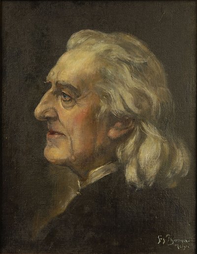 フランツリスト1811-1886の肖像 作： Leonhard Thoma