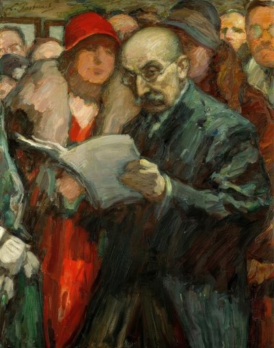 マックス・リーバーマン、ベルリン芸術アカデミーの会長 作： Leonid Osipovic Pasternak