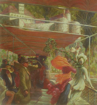 遊覧船で 作： Leopold Blauensteiner