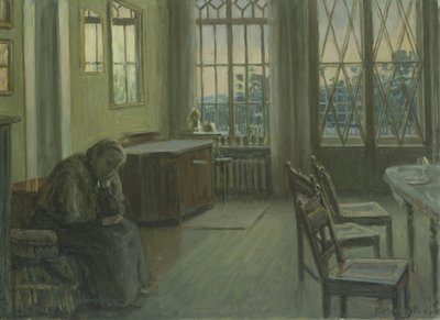 トワイライトアワー、1909 作： Leopold Karl Walter von Kalckreuth