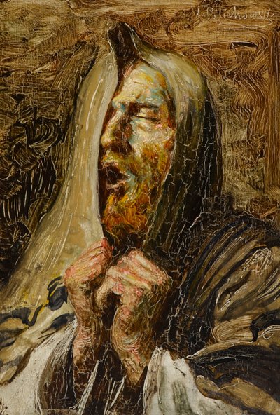 イスラエルよ聞け（油彩・板） 作： Leopold Pilichowski