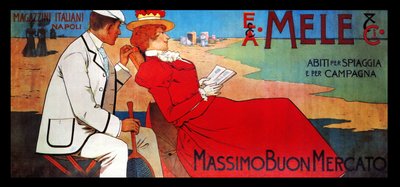 ビーチ＆カントリーのファッション 作： Leopoldo Metlicovitz