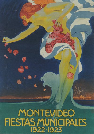 1922年、モンテビデオ市立祭。 作： Leopoldo Metlicovitz