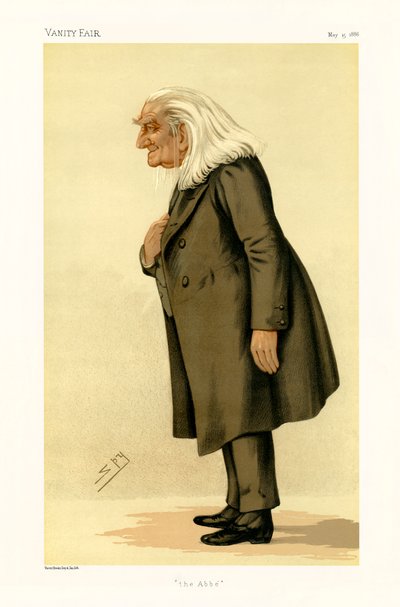 フランツ・リスト - 立像 作： Leslie Matthew (1851-1922) Ward