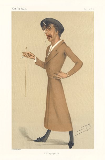 ジェームズ・アボット・マクニール・ホイッスラー 作： Leslie Matthew (1851 1922) Ward