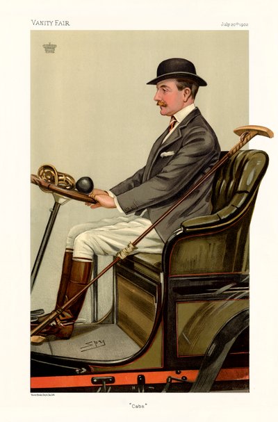 シュルーズベリー伯爵、チャールズ・チェットウィンド＝タルボット少佐-肖像画の座像 作： Leslie Matthew (1851 1922) Ward