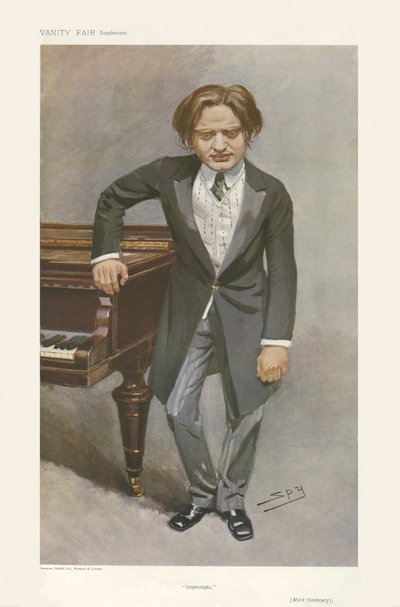 マーク・ハンバーグ - ポートレート・スタンディング 作： Leslie Matthew (1851-1922) Ward