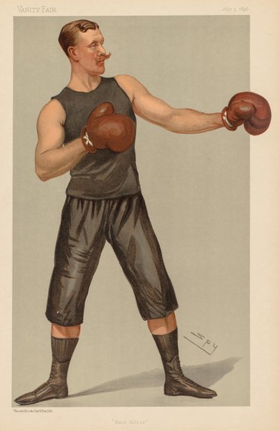 バニティフェア：ハードヒッター、1896年。 作： Leslie Matthew