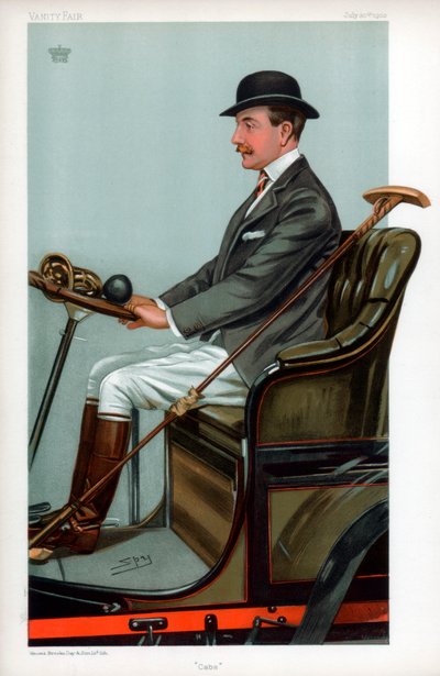 キャブ、1903年。 作： Leslie Matthew Ward