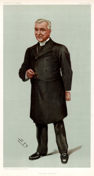 チェスタースクエア、キャノンフレミング、イギリスの聖職者、1899年。 作： Leslie Matthew Ward
