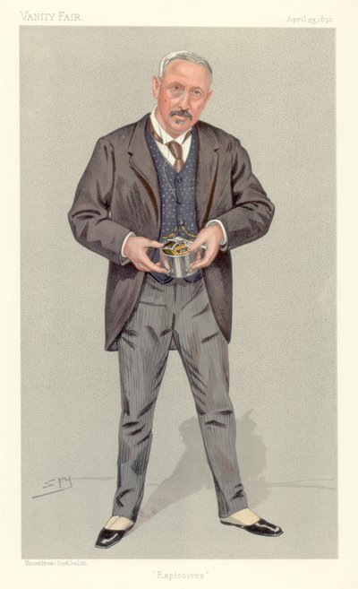 ビビアンデリングマジェンディ大佐、爆発物の主任検査官、1892年。 作： Leslie Matthew Ward