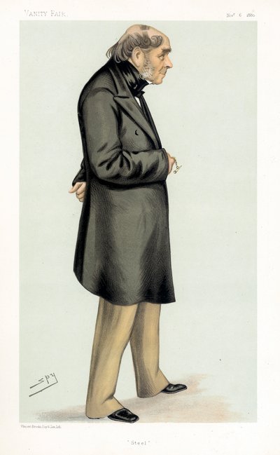 ヘンリーベッセマー、イギリスのエンジニア、発明家、産業家、1880年 作： Leslie Matthew Ward