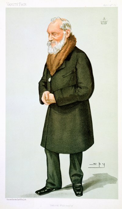 ケルビン卿、スコットランドの物理学者および数学者、1897年 作： Leslie Matthew Ward
