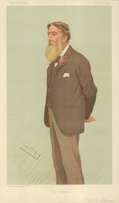 ウィリアムルソントーマス氏、グラフィック、1894年12月13日、バニティフェア漫画 作： Leslie Matthew Ward