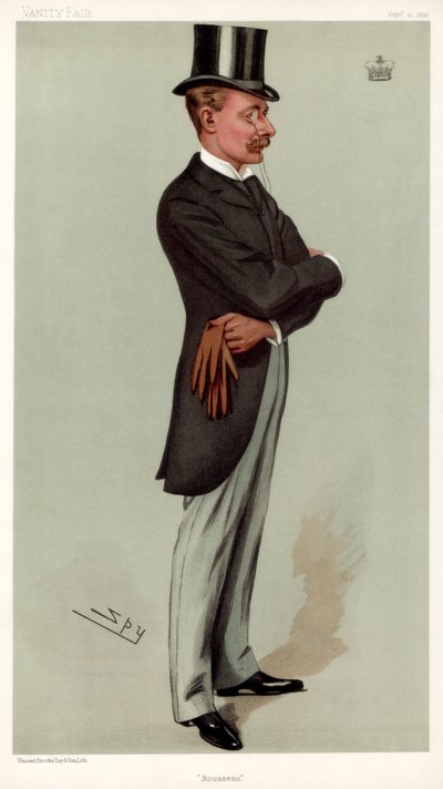 ベッドフォード公ルソー、1896年。 作： Leslie Matthew Ward