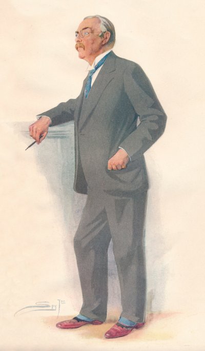 エドモンドゴス卿、1927年 作： Leslie Matthew Ward